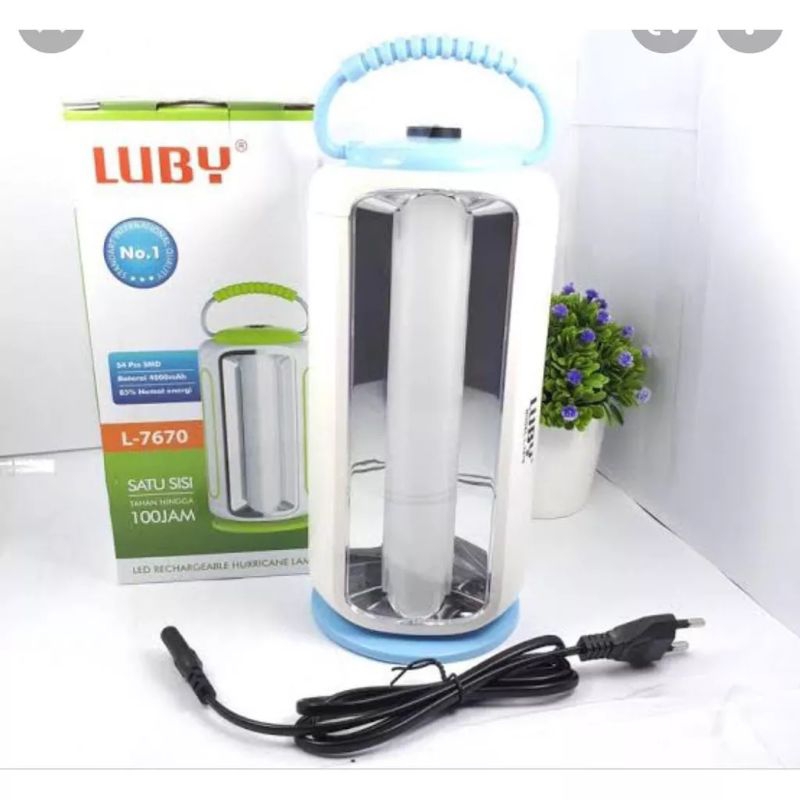 LAMPU EMERGENCY LUBY L7670 RECHARGEABLE / Lampu Darurat Charge