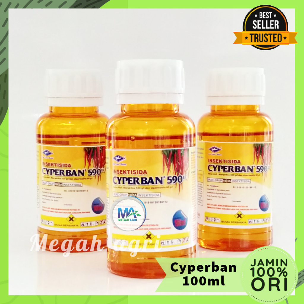 CYPERBAN 100ML INSEKTISIDA Klorpirifos 530 g/l + Sipermetrin 60 g/l SEJENIS STARBAN