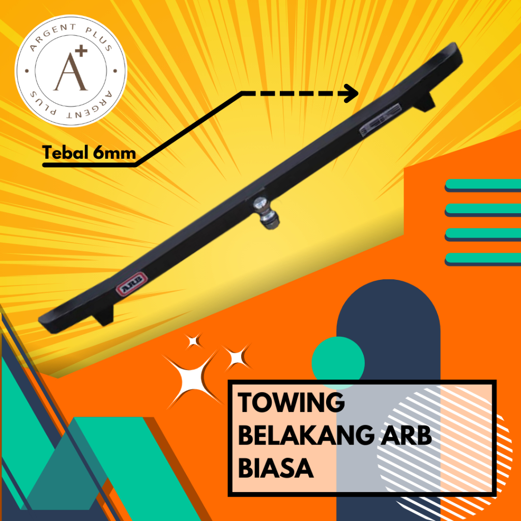 TOWING BAR ARB BUMPER BEMPER Mobil Belakang Tebal 6mm
