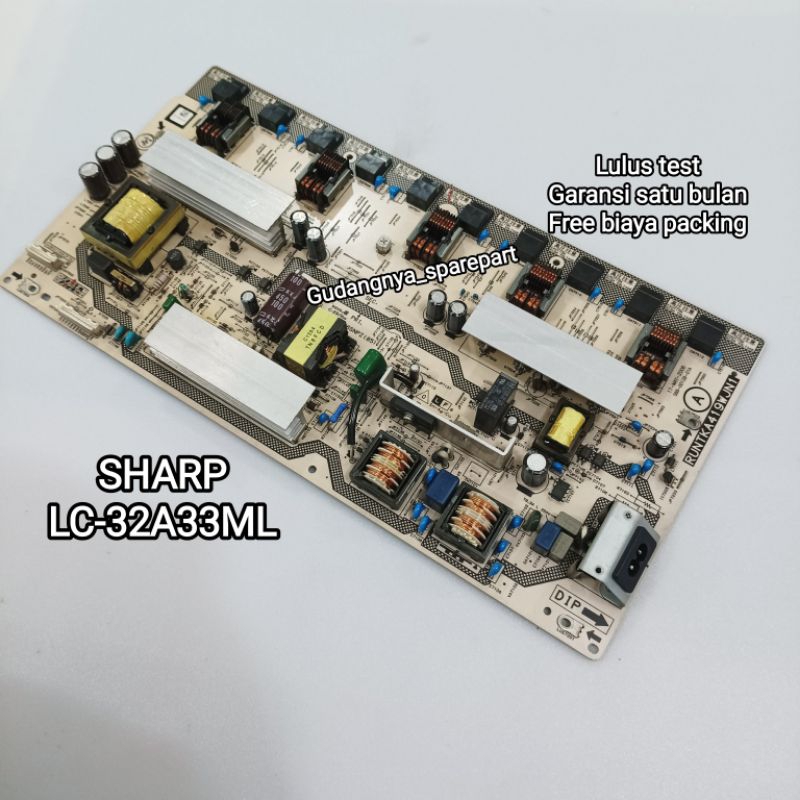 PSU REGULATOR SHARP LC-32A33ML POWER SUPPLY LC 32A33ML MESIN TV POWER SUPLAI LCD