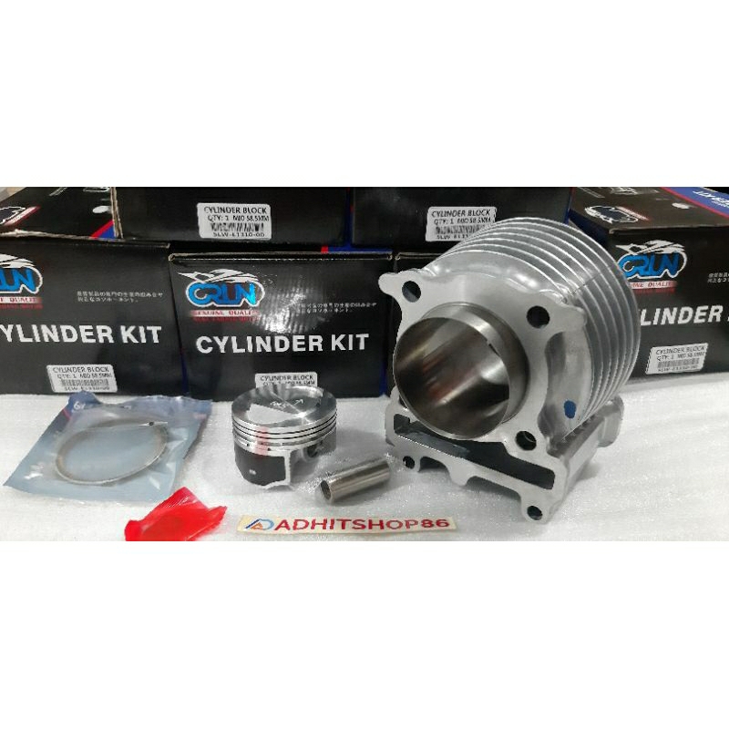 BLOK SEHER MIO 58mm 58,5mm 58.5 mm BLOK SEHER MIO RACING 58,5MM BLOK SEHER MIO BORE UP 150CC CYLINDE