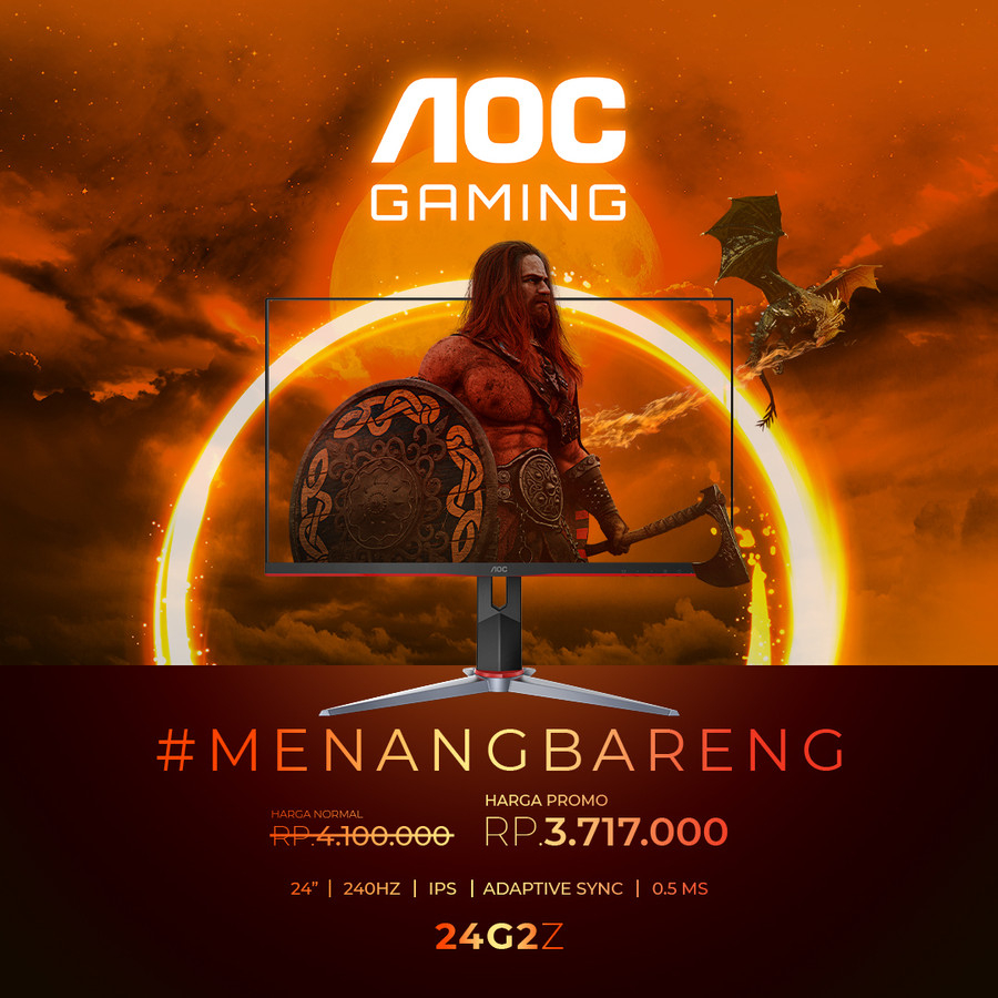 Monitor AOC 24G2Z 24 inch IPS 0.5ms 240Hz Full HD Gaming Monitor HDMI DP sRGB 109%