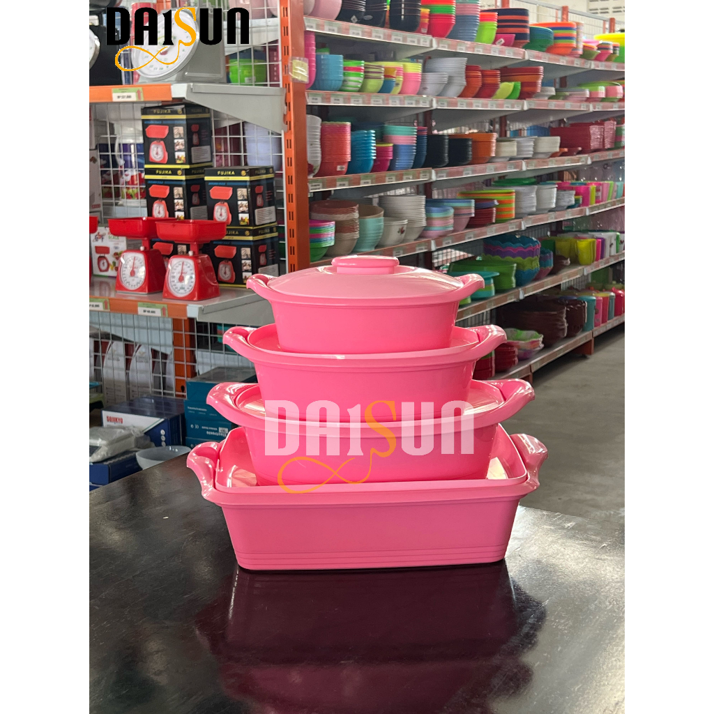 BASI PRASMANAN SEGI PLASTIK GOLDEN SUNKIST/ BASI PRASMANAN OVAL PLASTIK