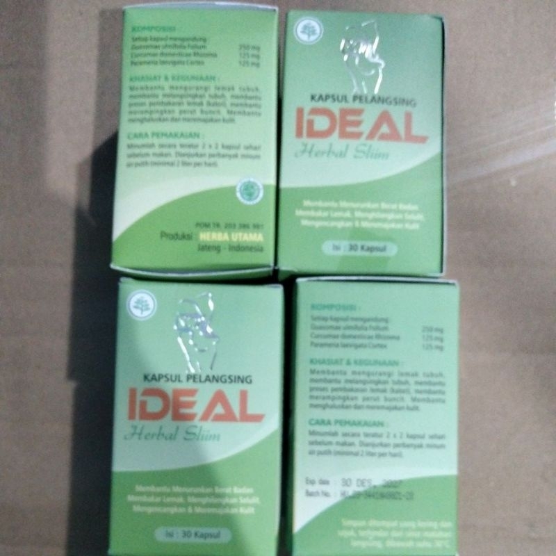 

Ideal herbal slim ( pelangsing tubuh alami)