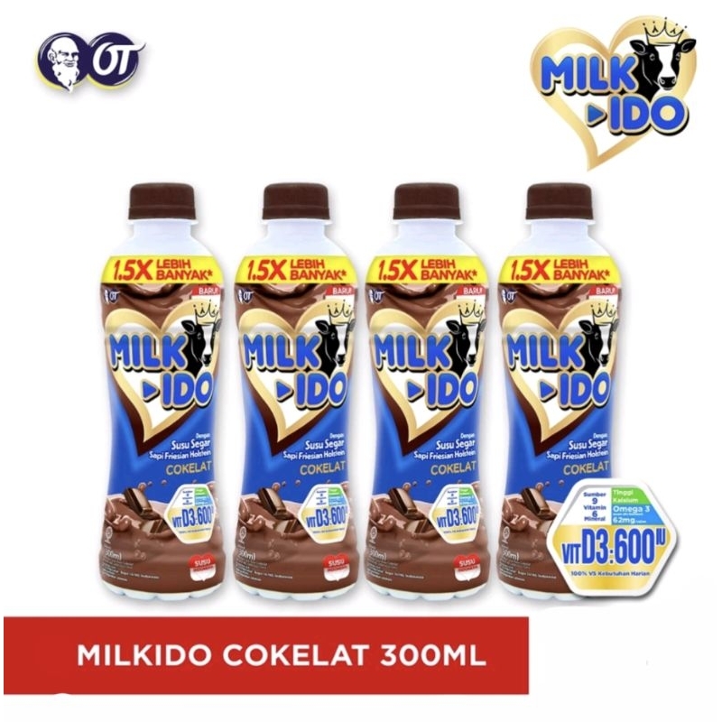 susu milkido 300ml isi 6