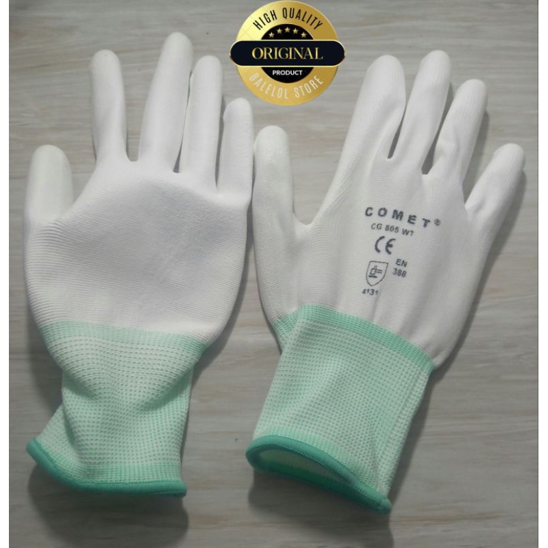 Sarung Tangan Kerja Palmfit Putih Comet CG805WT