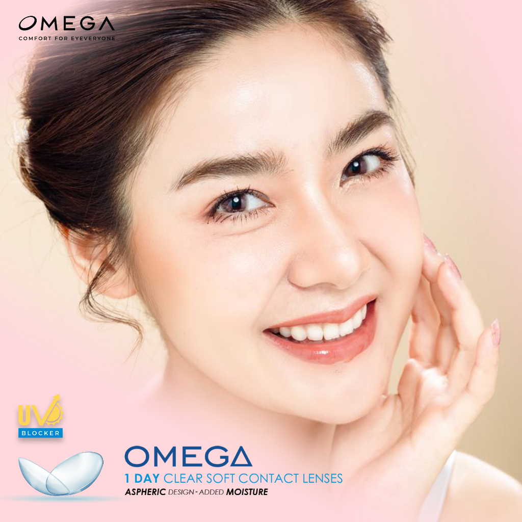 OMEGA ONE DAY CLEAR SOFTLENS BENING DAILY