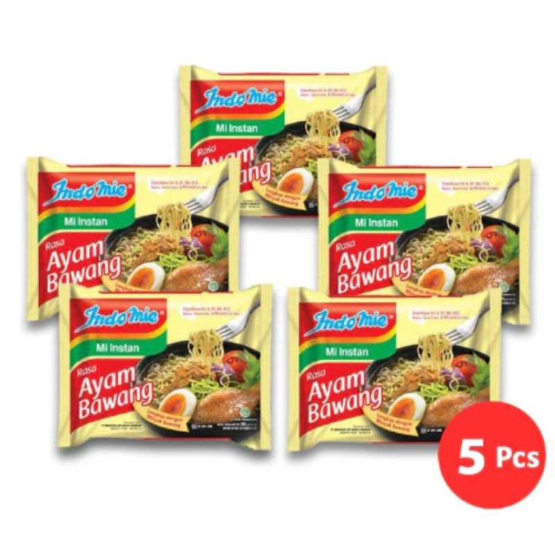 

INDOMIE AYAM BAWANG ISI 5