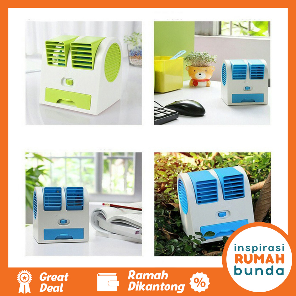 AC Mini Duduk / AC Portable Meja USB Penyejuk Pendingin Kecil