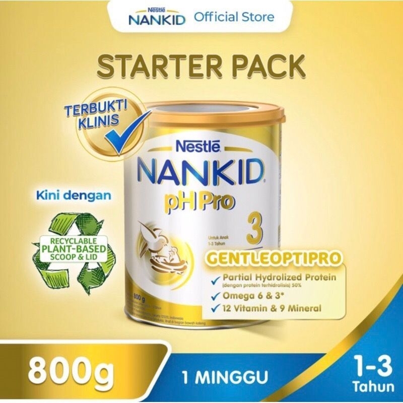 Nestle NANKID 3 PHpro plain susu