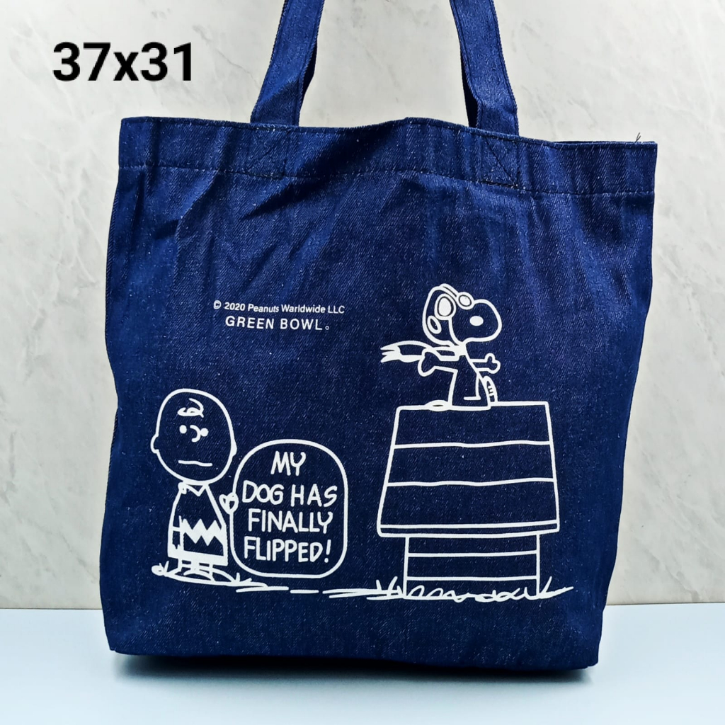 TAS TENTENG SNOOPY | TAS TENTENG JEANS SNOOPY  TAS WANOITA SNOOPY