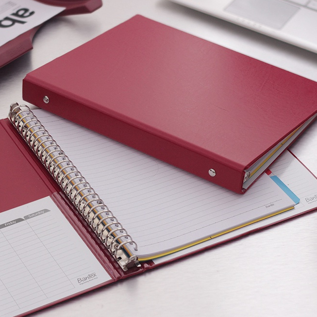 

Bantex Binder Polos B5 26 Ring Maroon Multiring Binder