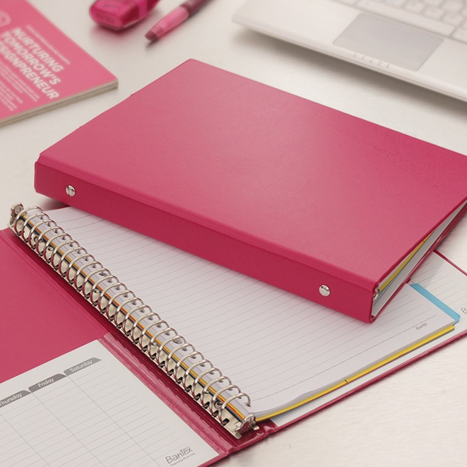 

Bantex Binder Polos B5 26 Ring Grape Multiring Binder