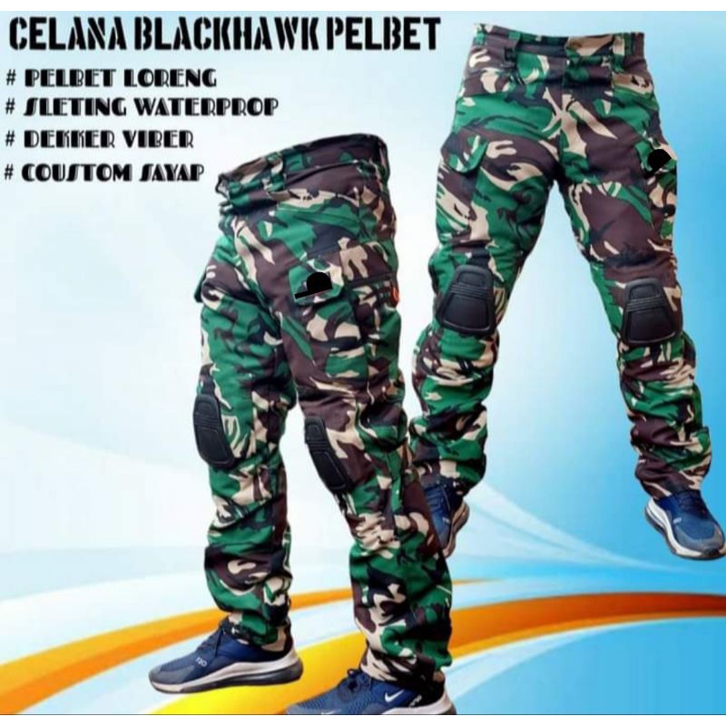 Celana Tactical loreng TNI Malvinas Velbed