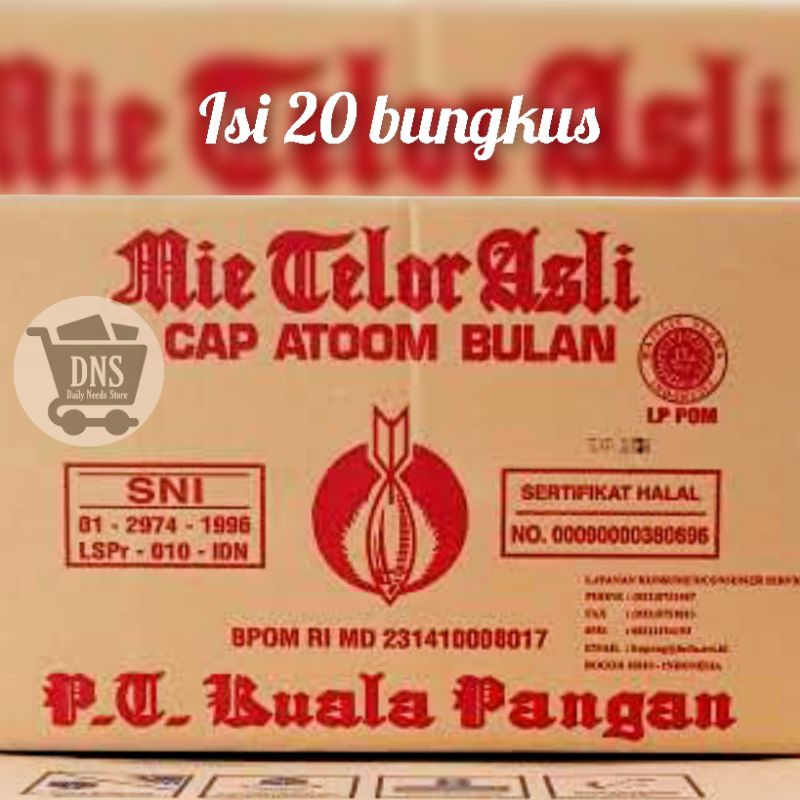 

MIE TELOR CAP ATOOM BULAN DUS
