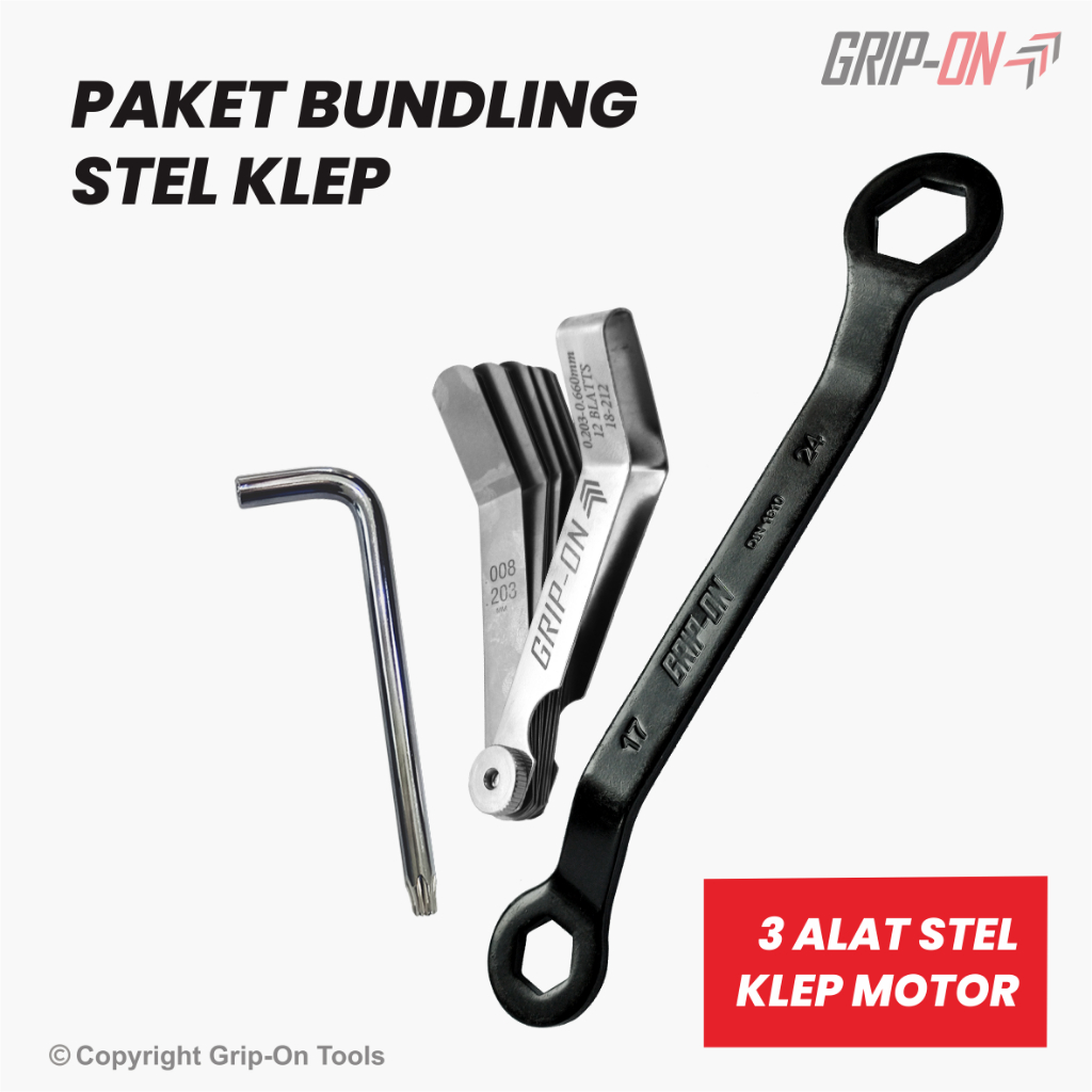 Promo Bundling Stel Klep / Paket Kunci Stel Klep Hemat Grip On