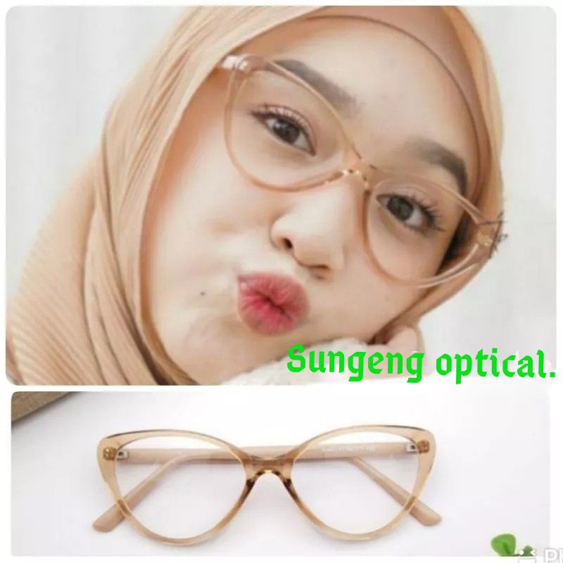 kacamata wanita bisa ganti lensa plus minus gratis lensa photocromic