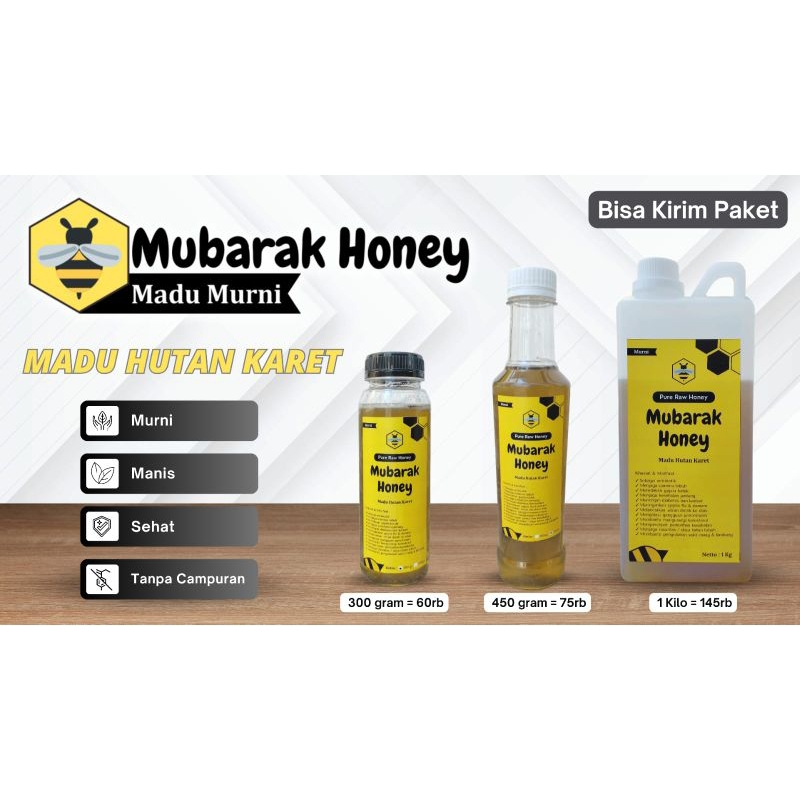 

Madu Hutan 1kg - MURNI RAW Halal & P-IRT