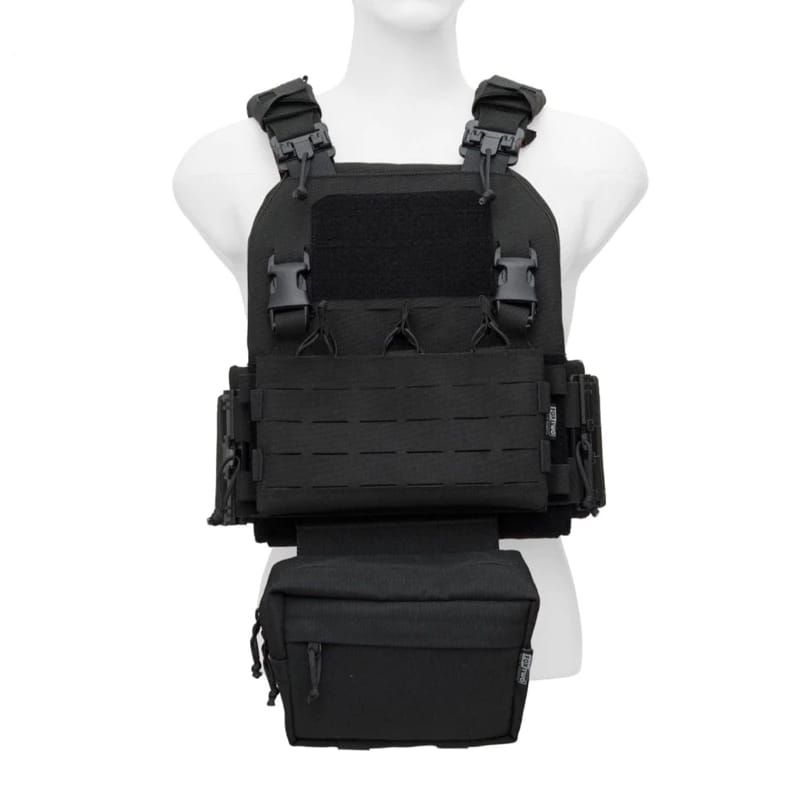 PATAS - Body Vest FOX TWO Plate Carrier Gen 2 Black Tactical