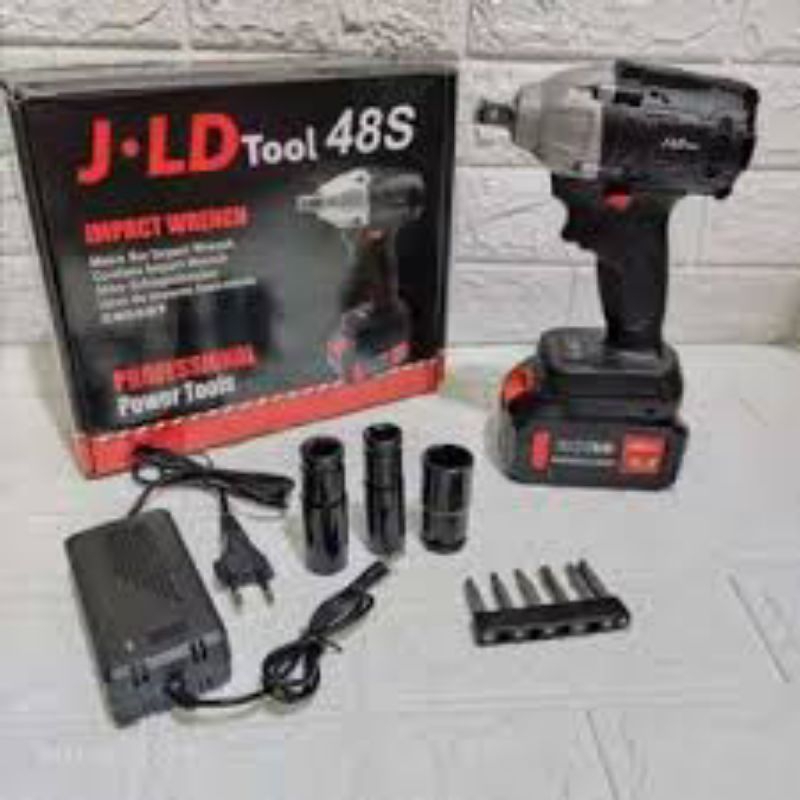 JLD 13mm CORDLESS IMPACT WRENCH BRUSHLESS 350NM