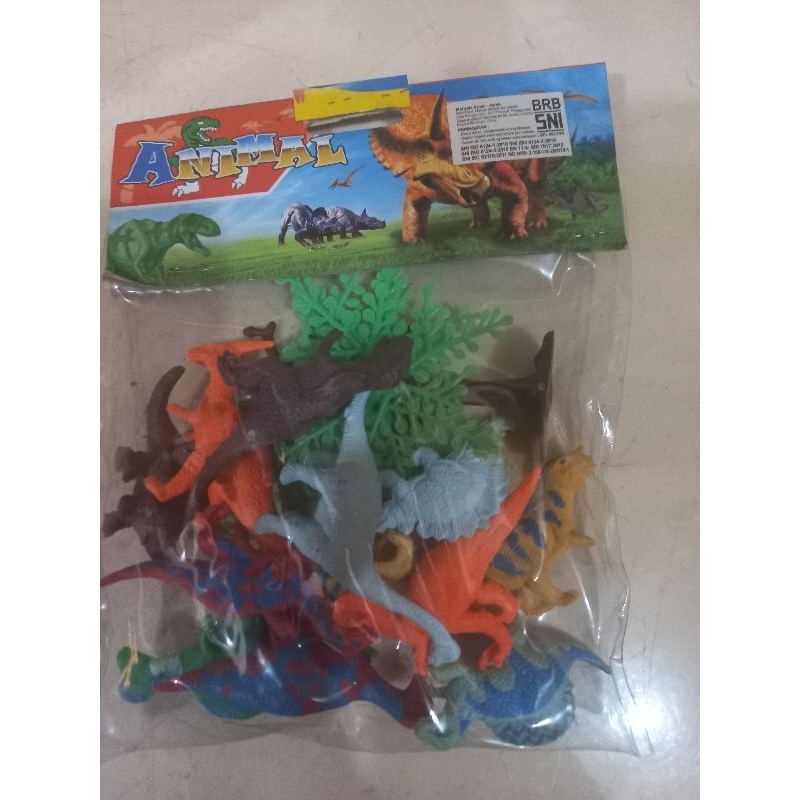 Mainan Dinosaurus Kecil Karet