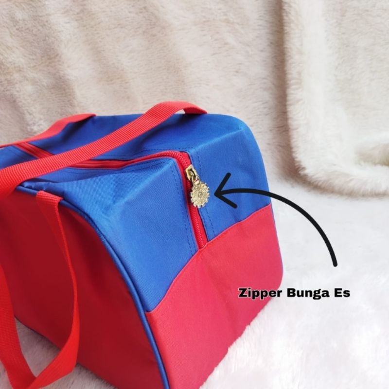 Tas Bekal ABCD Tupp Terbaru  Zipper bunga es