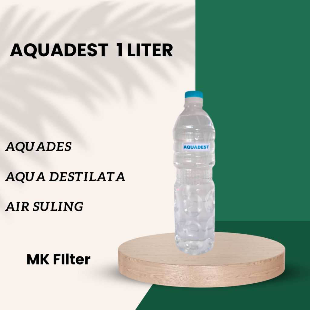 Aquadest / Akuades / Aquades / Air Suling 1 liter