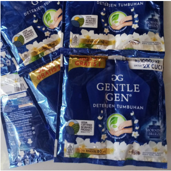 sabun cuci baju gentlegen cair per sachet OURSHOPNOW