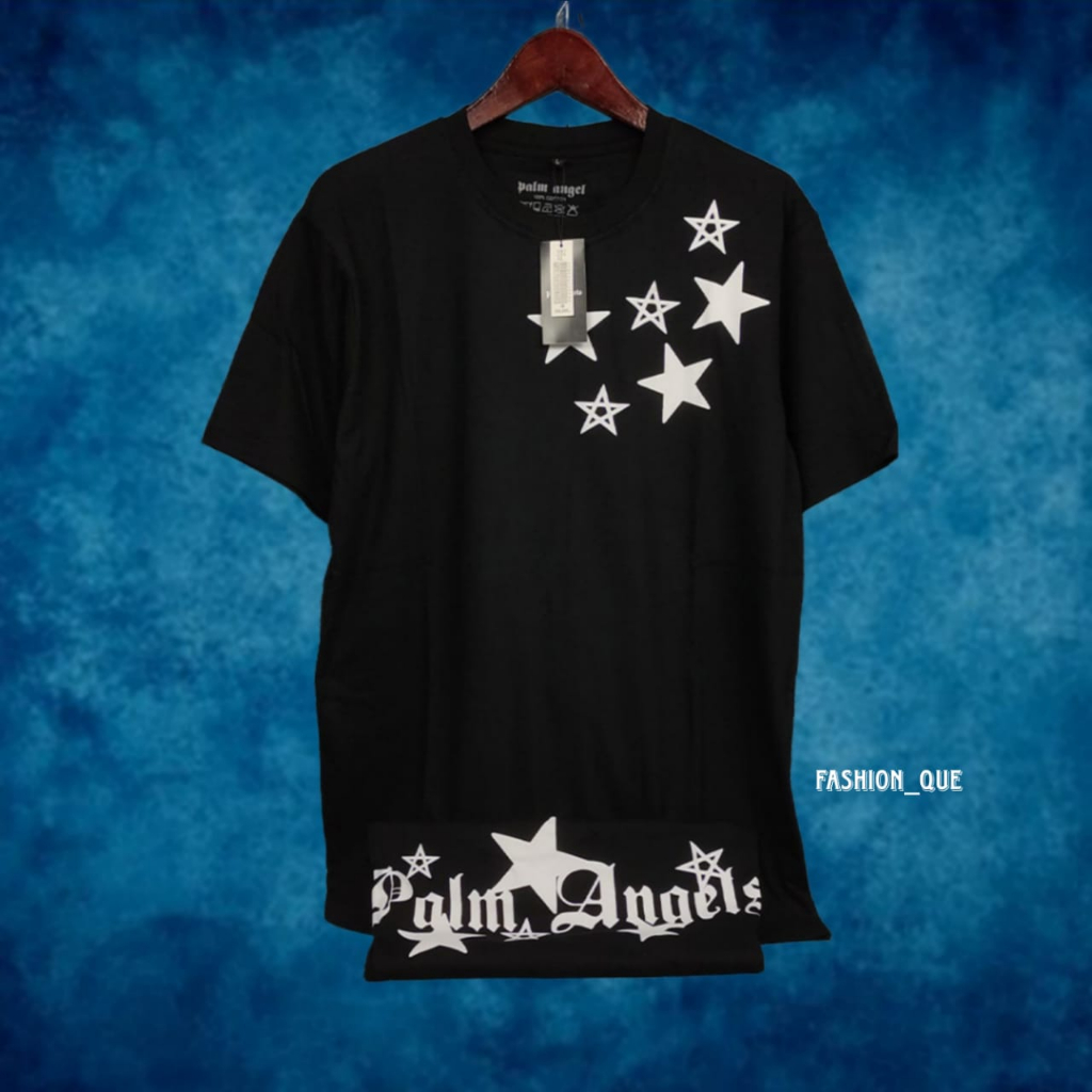 KAOS PALM ANGELS IMPORT PREMIUM BAHAN 100% KATUN FULL TAG UNISHEX PRIA WANITA LENGAN PENDEK PAKAIAN 