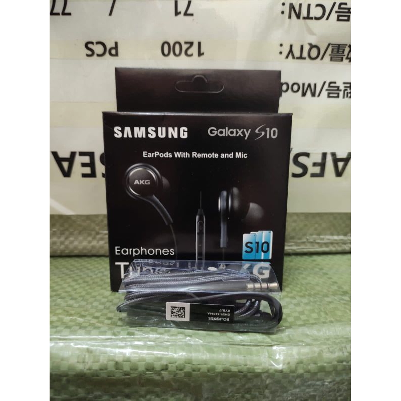 HF HANDSFREE EARPHONE HEADSET SAMSUNG AKG ORI S10 S10+