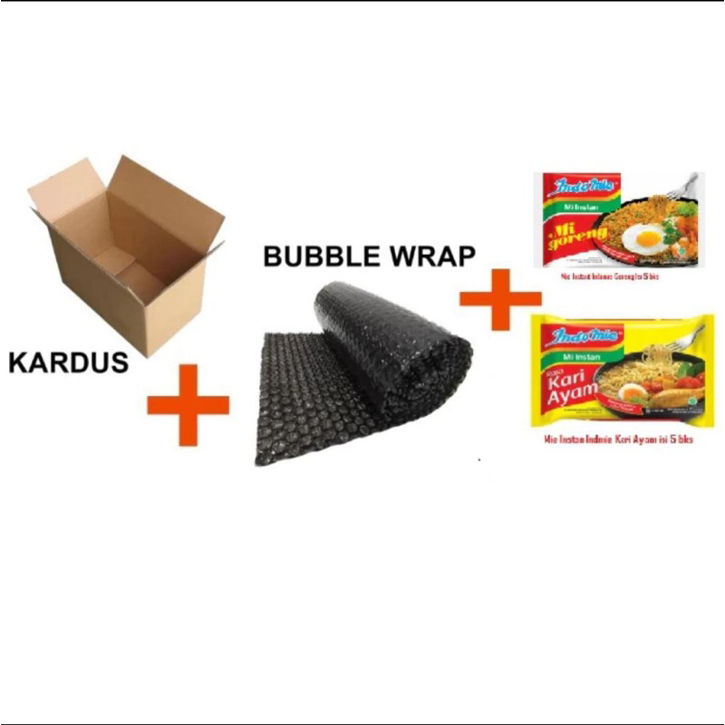 

kotak dan Bubble wrap Free ind 10pcs