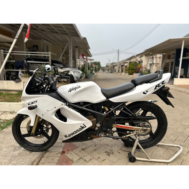 kawasaki ninja rr old putih albino tahun 2008 mantap