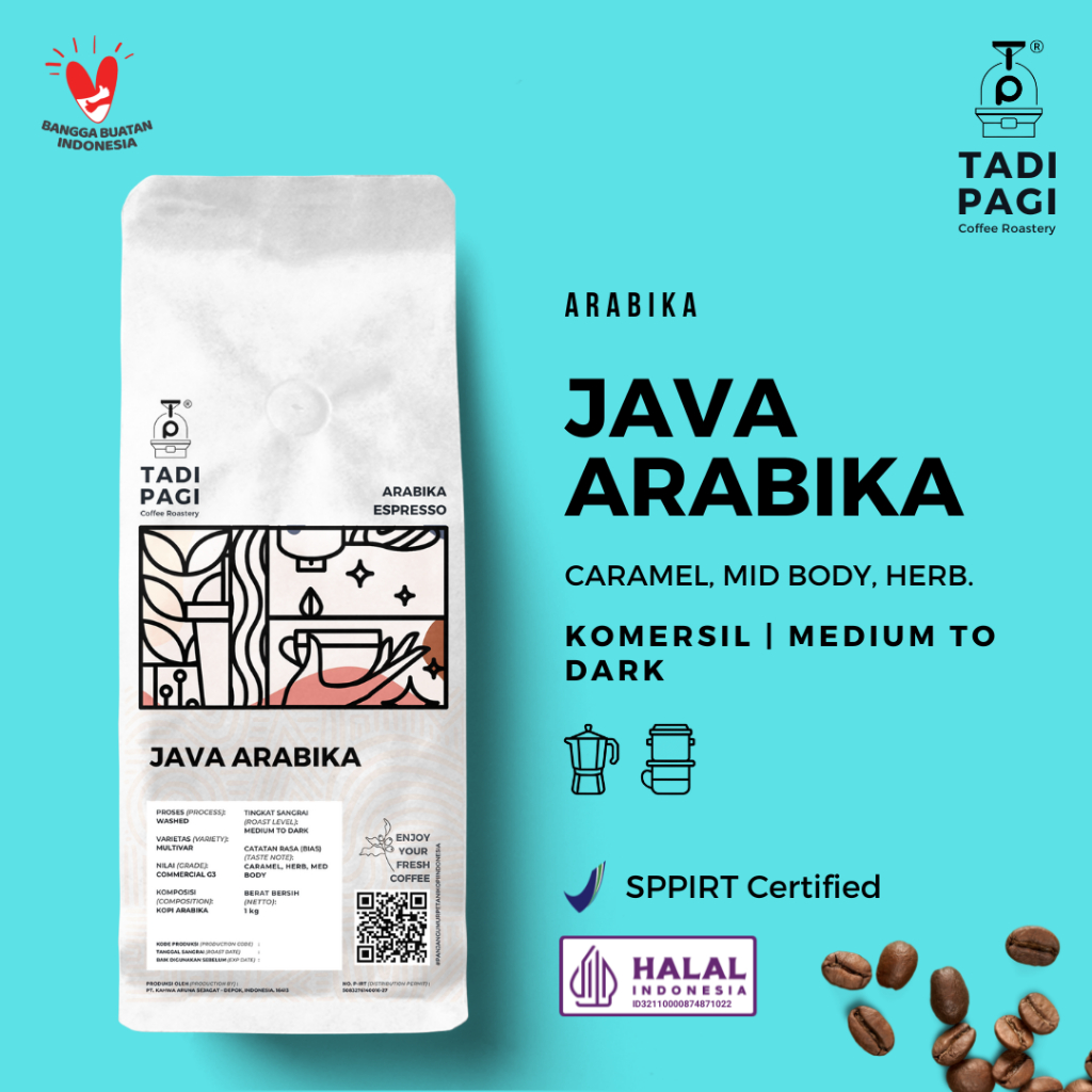 

Tadi Pagi Coffee Roastery Java Arabika Blend 500gr Ekonomis