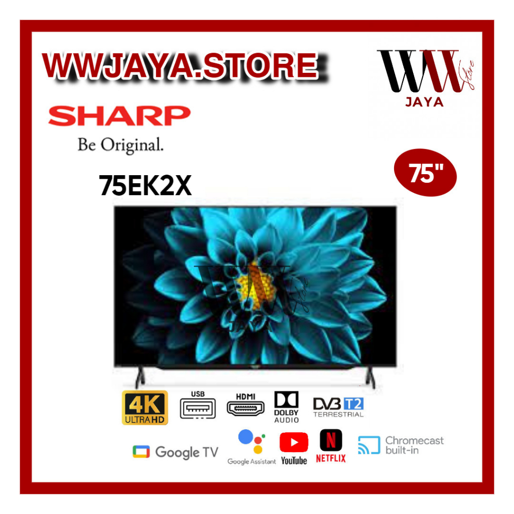 TV LED Sharp 75EK2X LED Sharp 75 Inch Android UHD4K TV