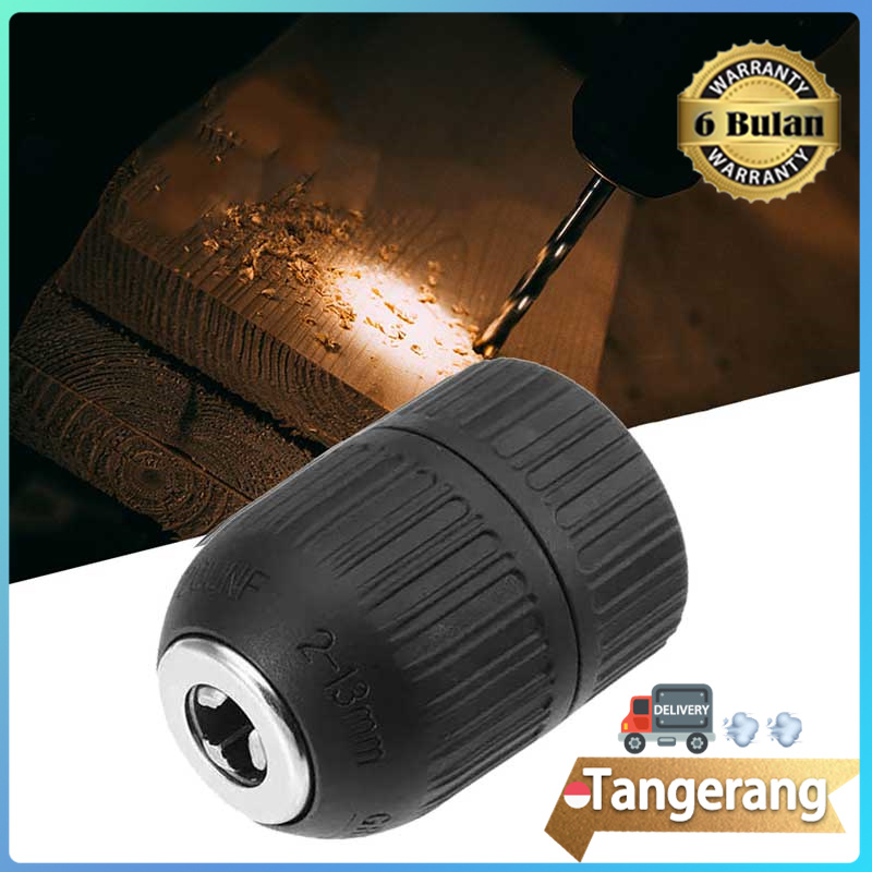 Adaptor Impact Ke Bor 13mm Kepala Bor Impact Adapter Impact Wrench Kepala Bor Keyless Metal With Loc