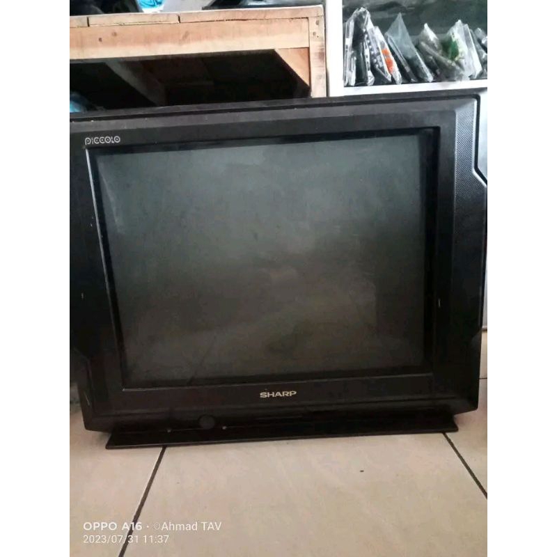 tv crt sharp piccolo 21in