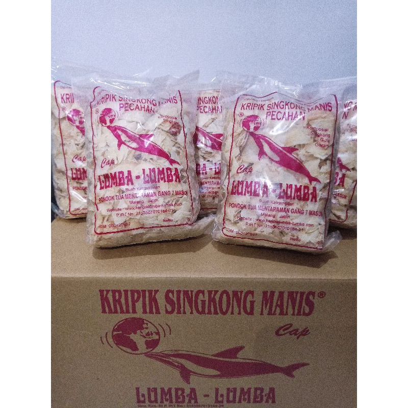 

Keripik Singkong Lumba-lumba Pecahan 800gram oleh-oleh khas malang/kripiksingkong/keripik/oleh-olehkhasmalang/singkong/keripiklumbalumba