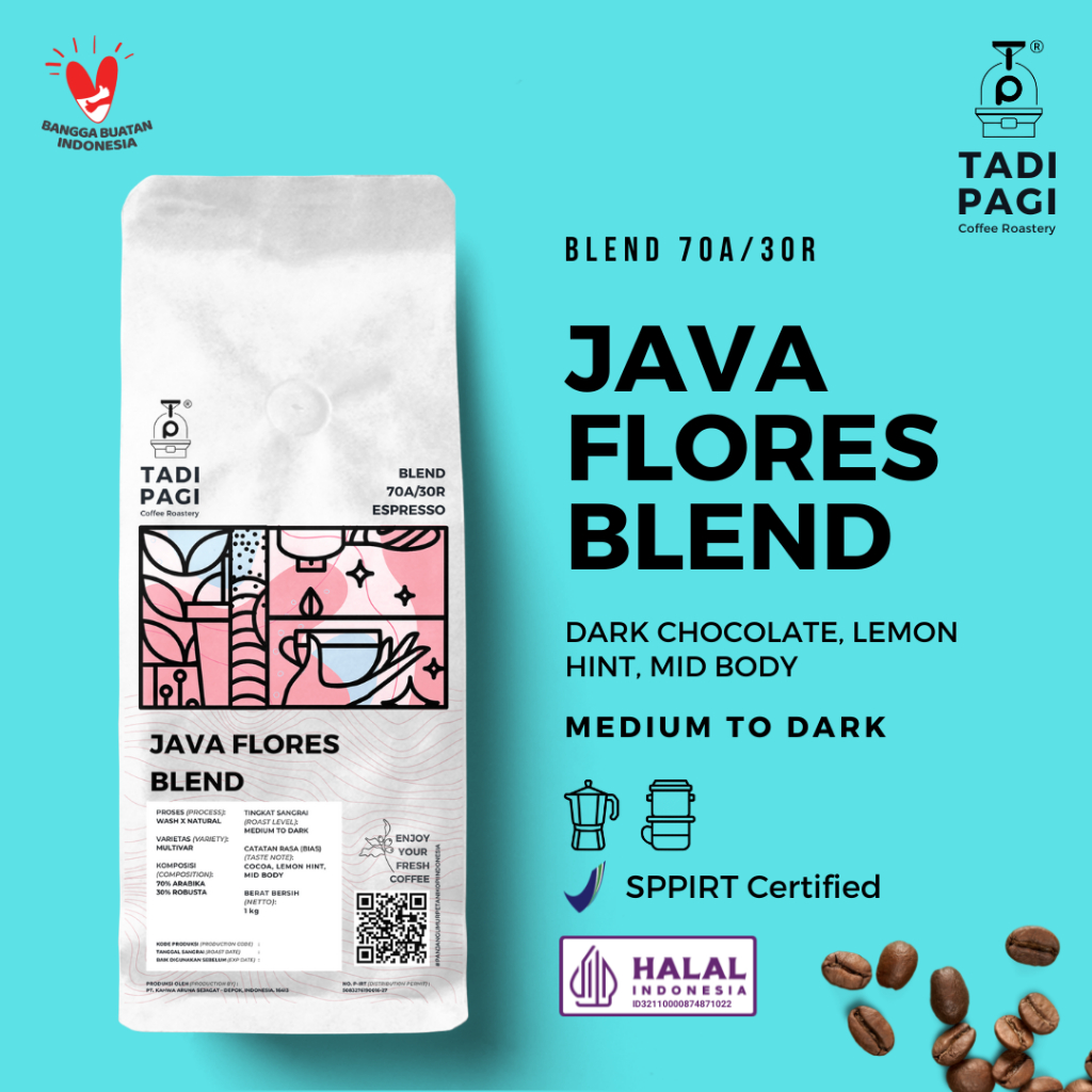 

Tadi Pagi Coffee Roastery Java Flores 500gram (House Blend) Ekonomis
