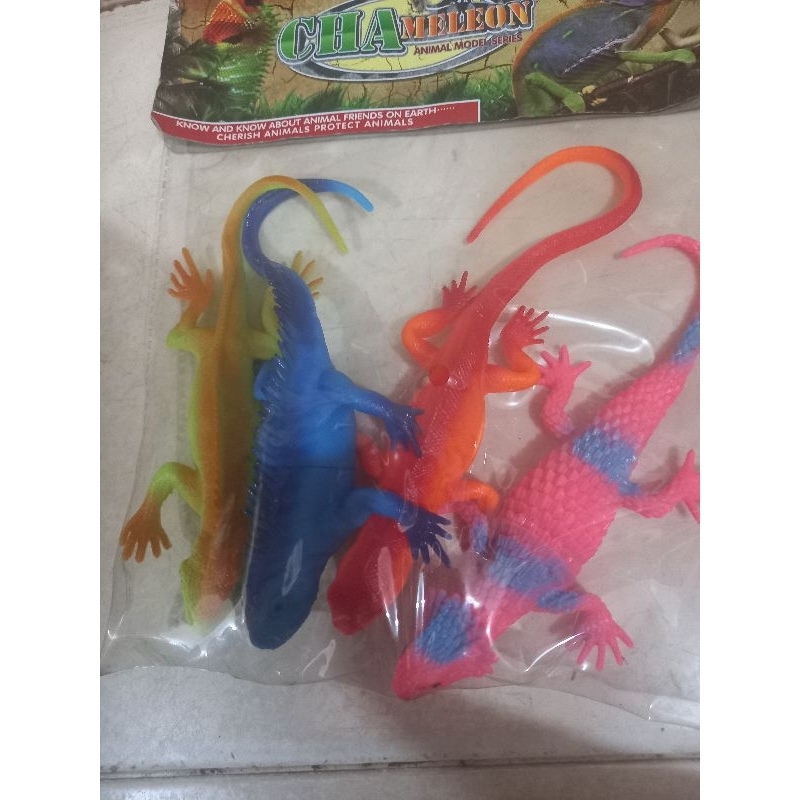 Mainan Cicak Karet Cuit