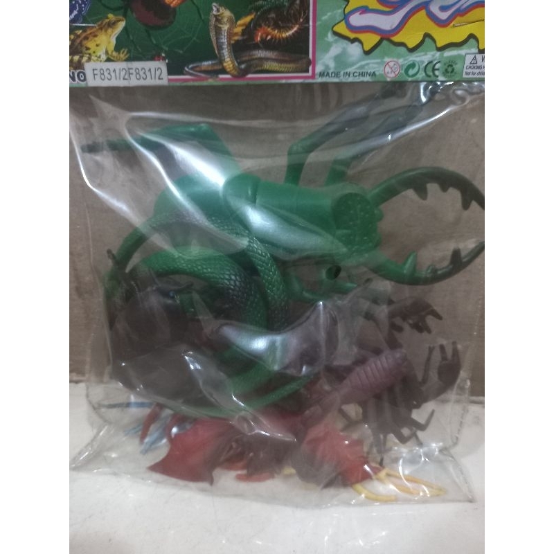 Mainan Hewan Serangga Karet