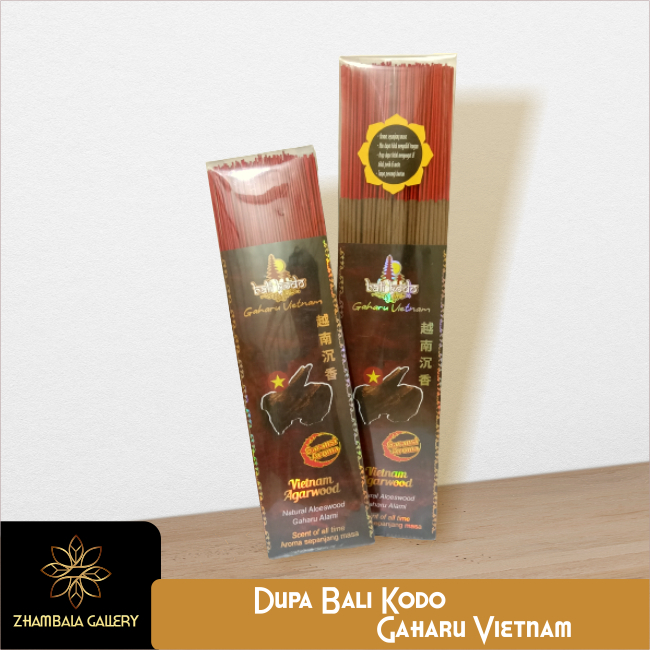 Dupa Hio Wangi Harum Alami Bali Kodo Gaharu Vietnam @250gram + PVC Box