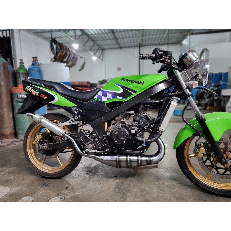 knalpot Pekajaman Ninja R cobra bahan plat