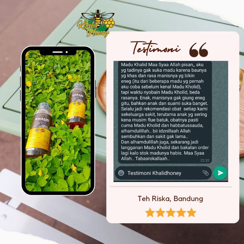 

Nafariz724 (1000 Gr) Multiflora Premium Khalid Honey Madu Murni Asli 100%