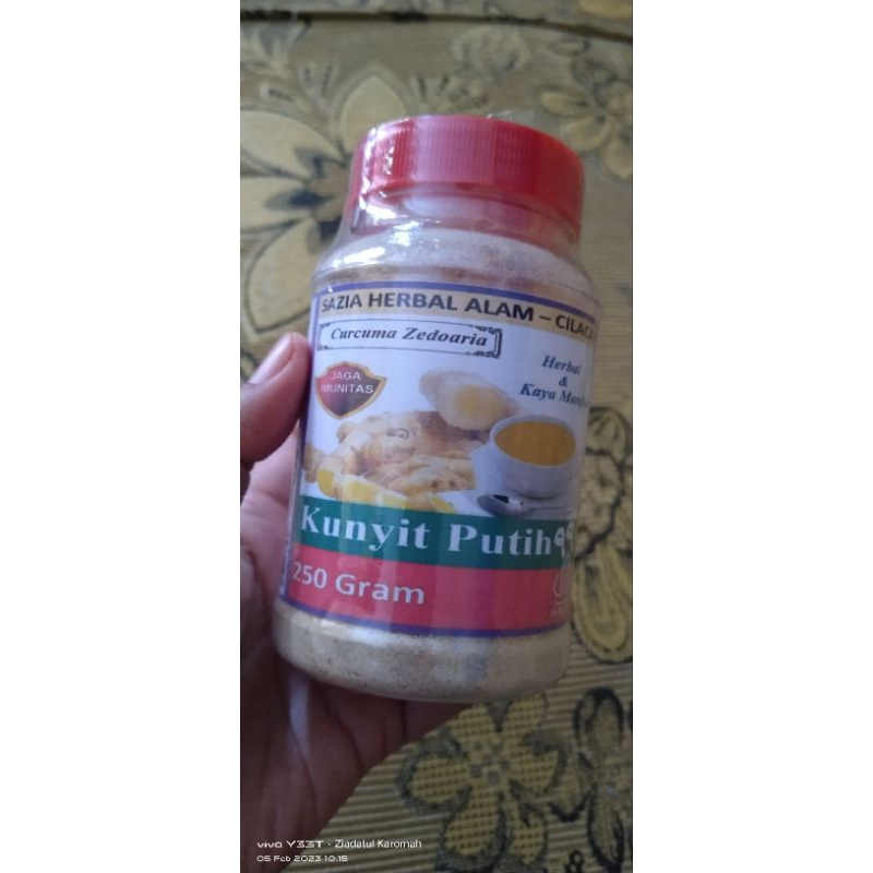 

Kunyit Putih Sazia Herbal Alam
