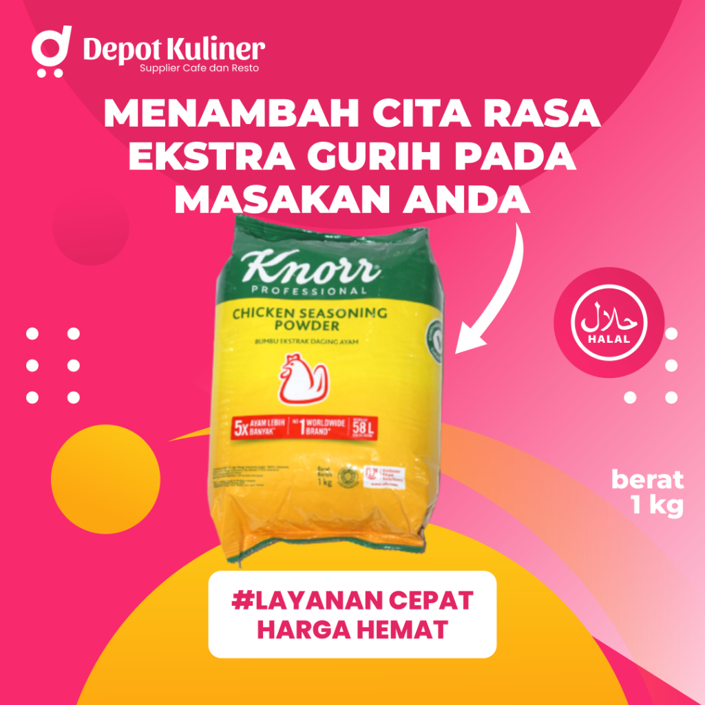 

Knorr Chicken Seasoning Powder Refill 1kg