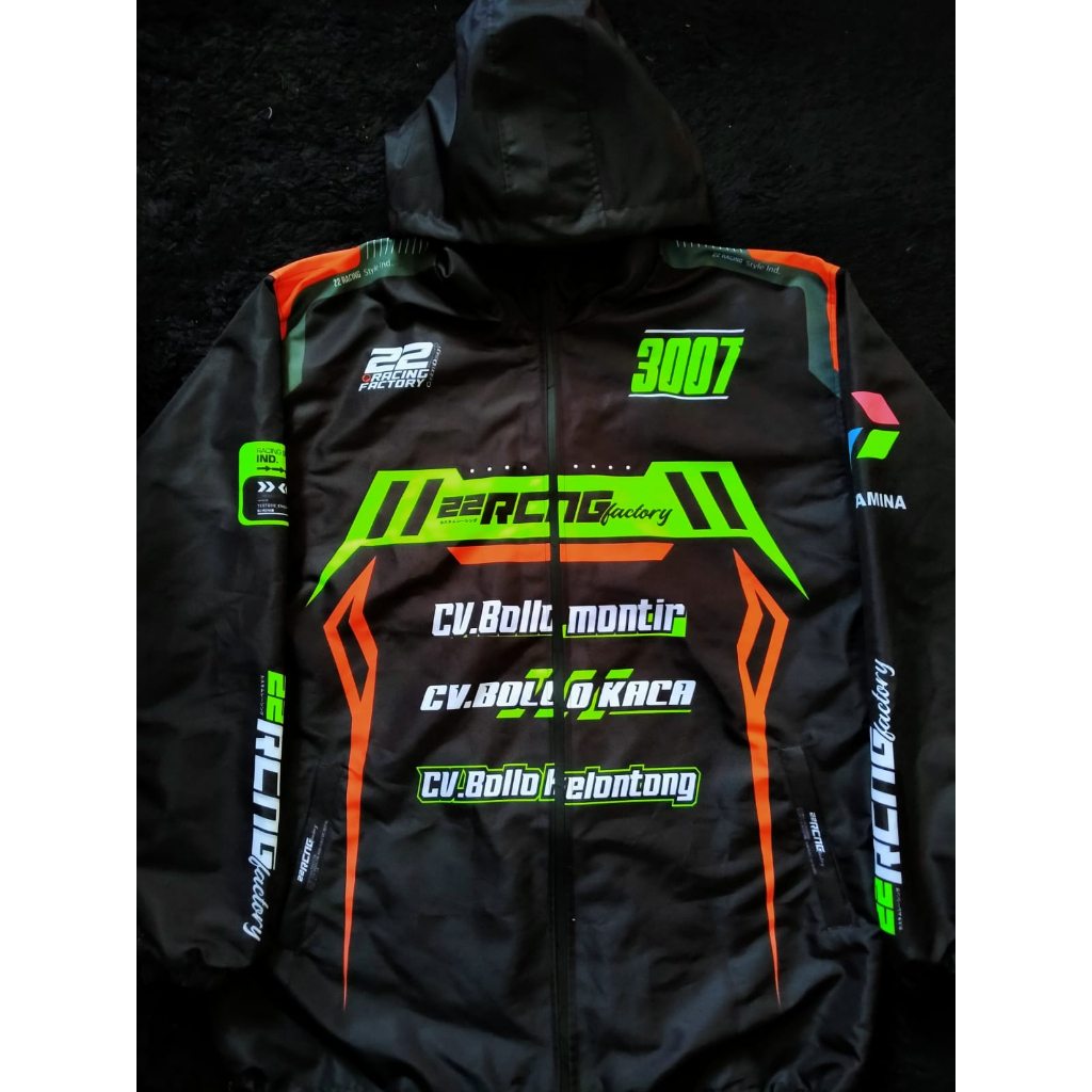 JAKET RACING SUPERMOTO BALAP TASLAN CUSTOM