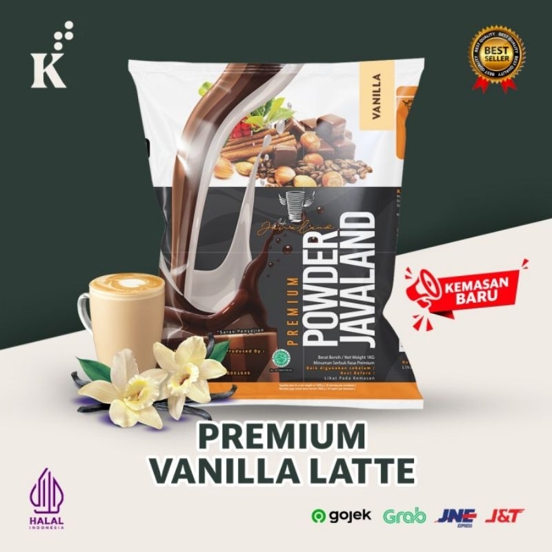 

Bubuk Minuman Premium Vanilla Latte JavaLand Grande 1kg