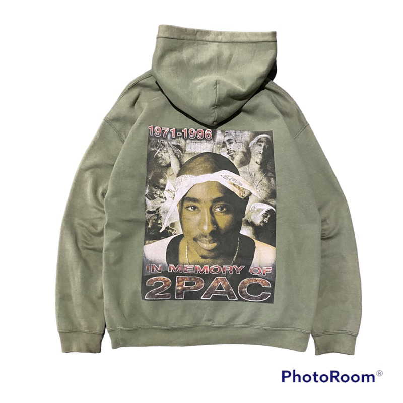 Hoodie 2Pac by Gildan builtup 1971-1996 vintage second original