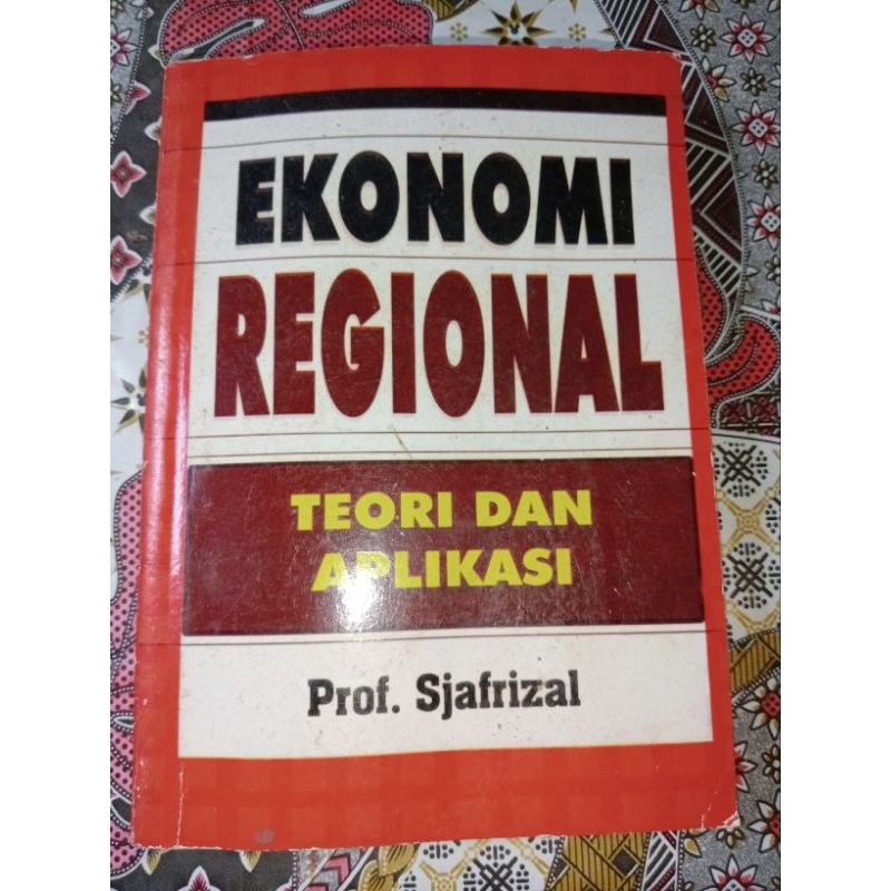 

Preloved Buku Ekonomi Regional Teori dan Aplikasi