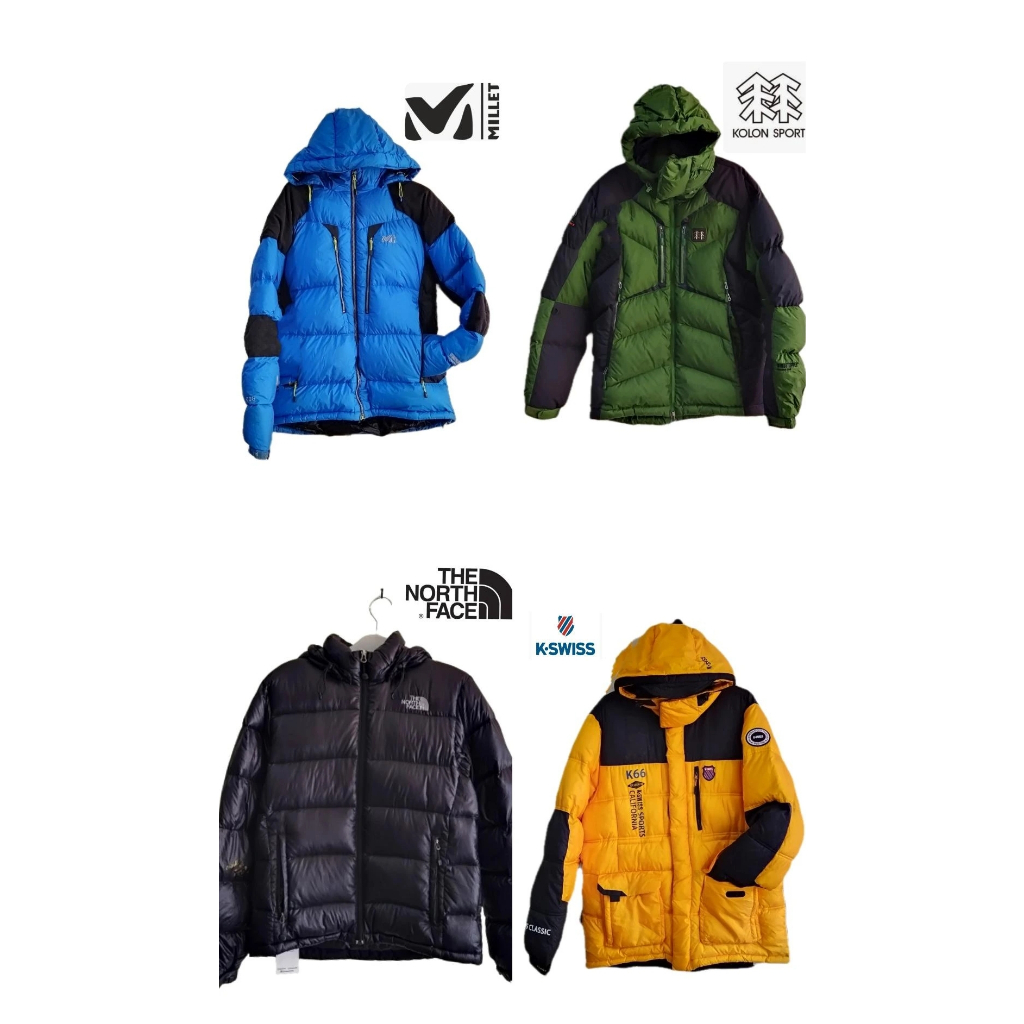 JAKET GELEMBUNG PUFFER/BULU ANGSA/GOOSE DOWN JACKET/JAKET OUTDOOR ORIGINAL BRAND TNF, MILLET